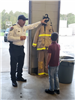 Grand Prize Winner Jacob Foreman visiting Station 3