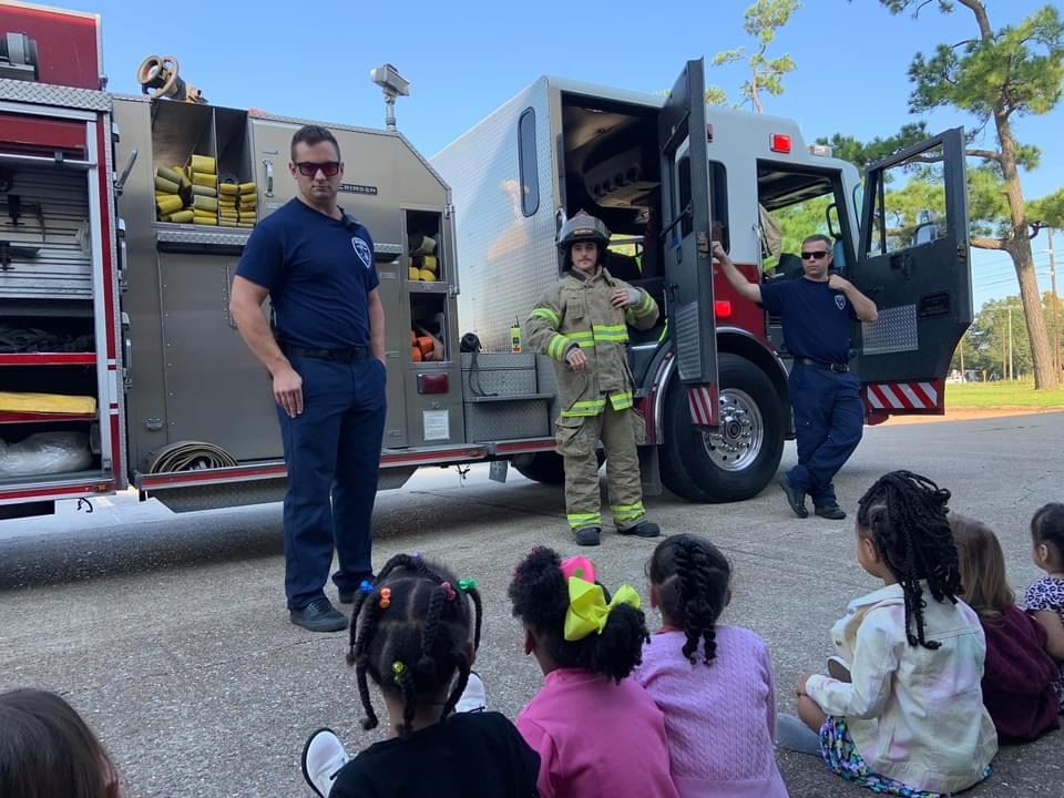 Firefighter Belaire in Bunker Gear