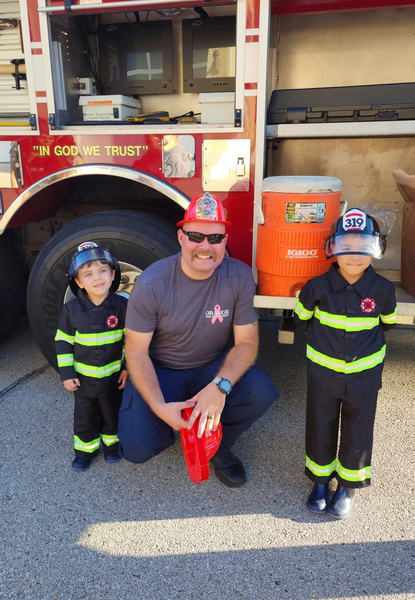 Future Firefighters with Firefighter Jacob Bilbo