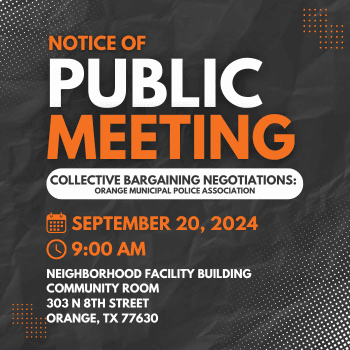Notice of Public Meeting - Police (350 x 350 px)
