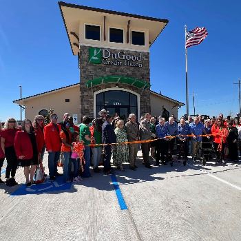 Grand opening of DuGood Credit Union with representatives from the GOACC