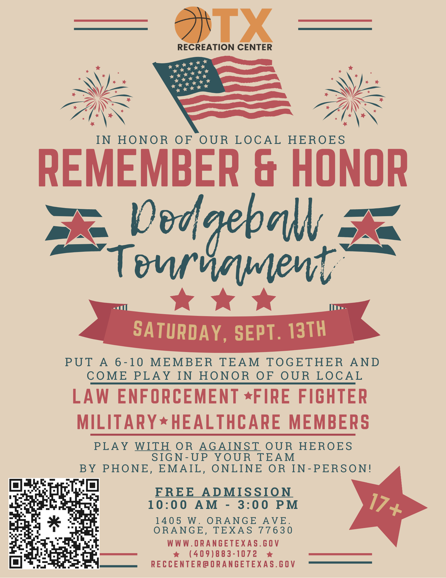 RH Dodgeball Tournament Flyer