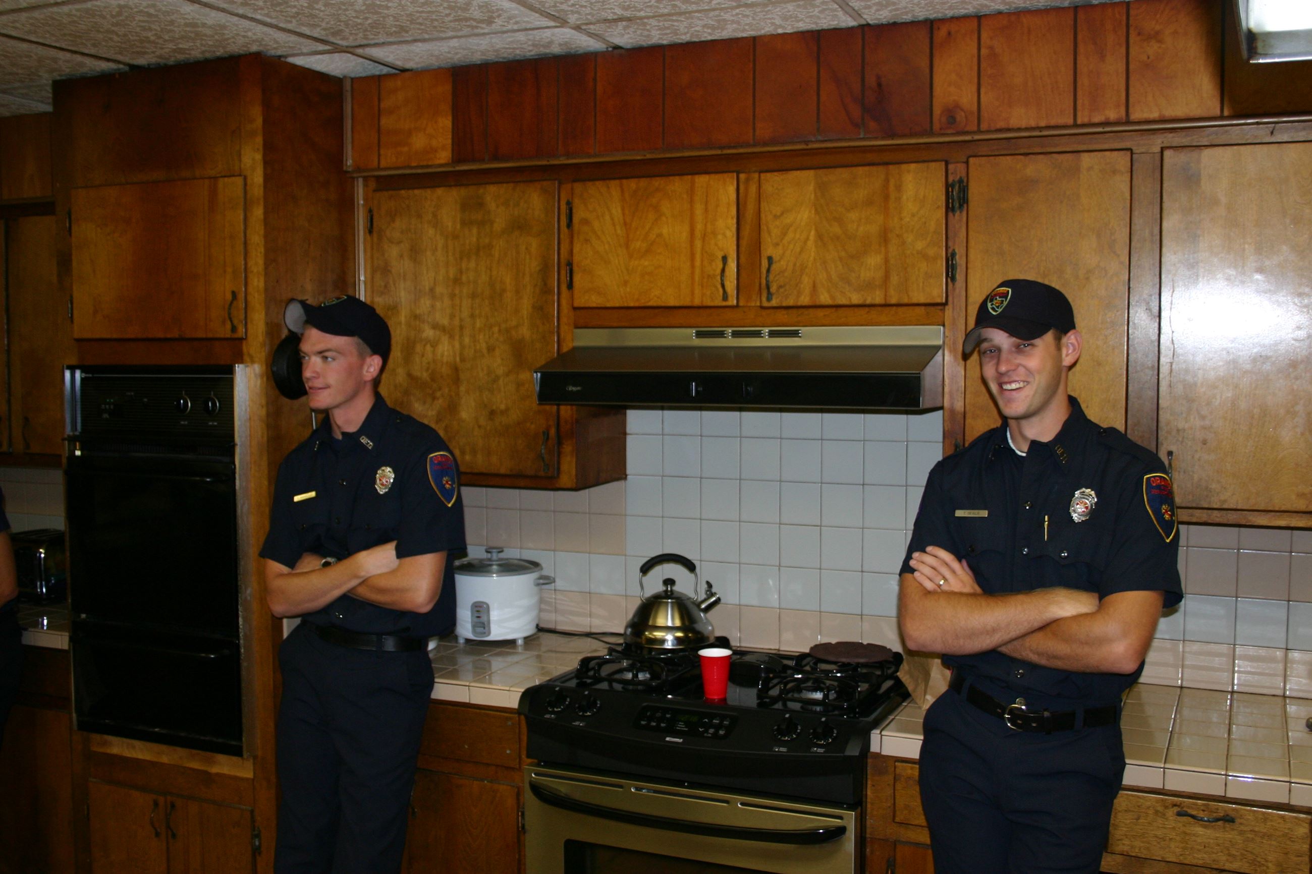 Two Men Crossing Arms