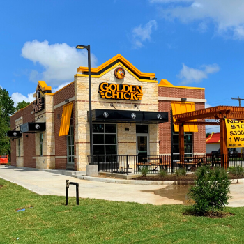 Exterior photo of Golden Chick.