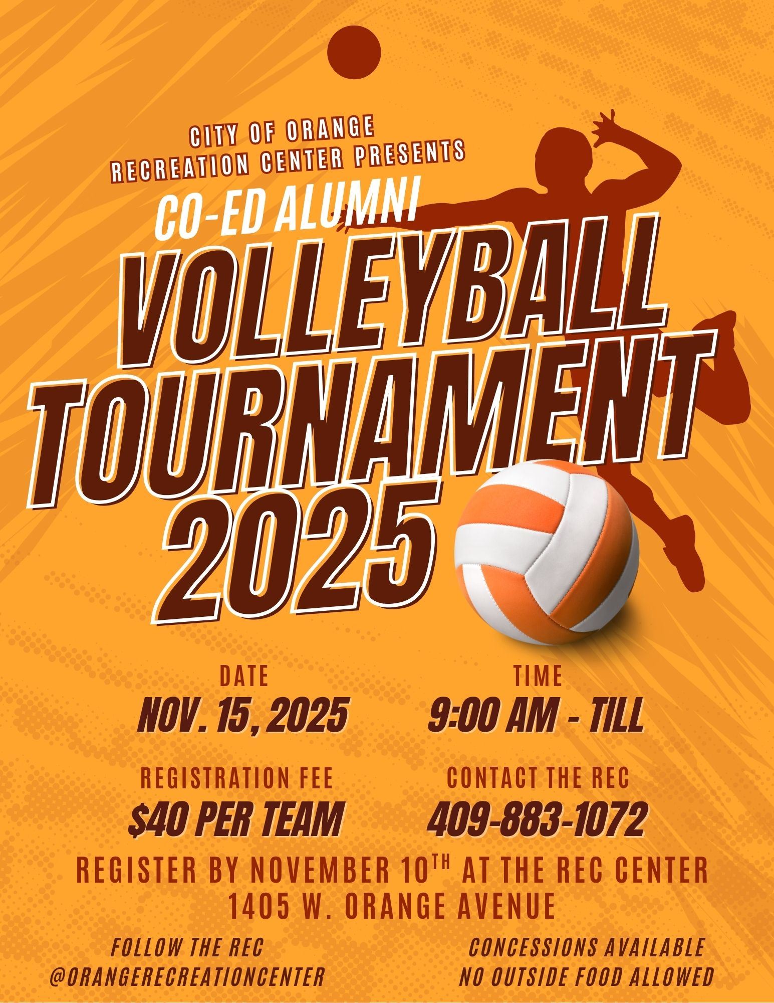 Alumni Volleyball - Flyer